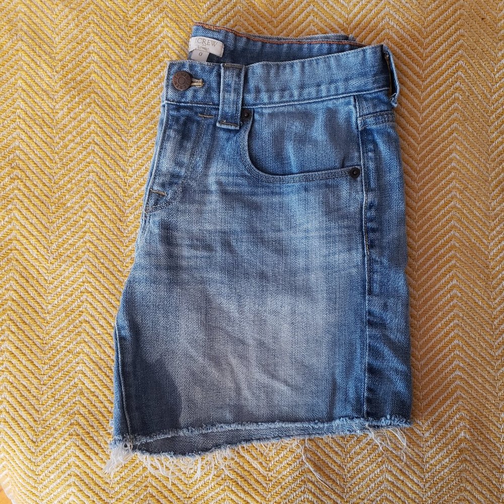 J. Crew Factory Mid-Rise Denim Shorts
